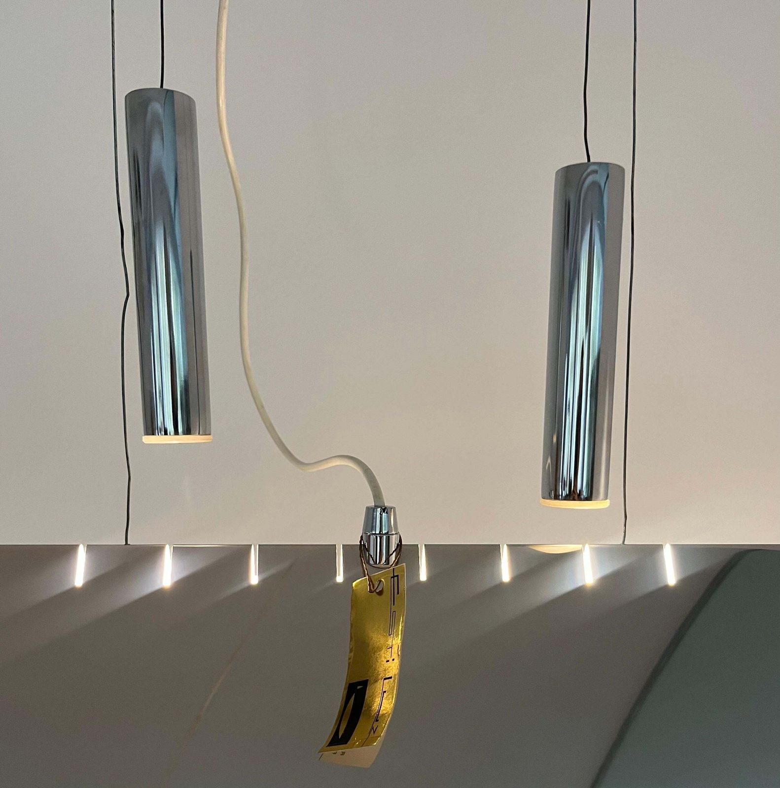 photo furniture Exceptional Mid Century Counterweight Chandelier By Estiluz, Barcelona, 1977s