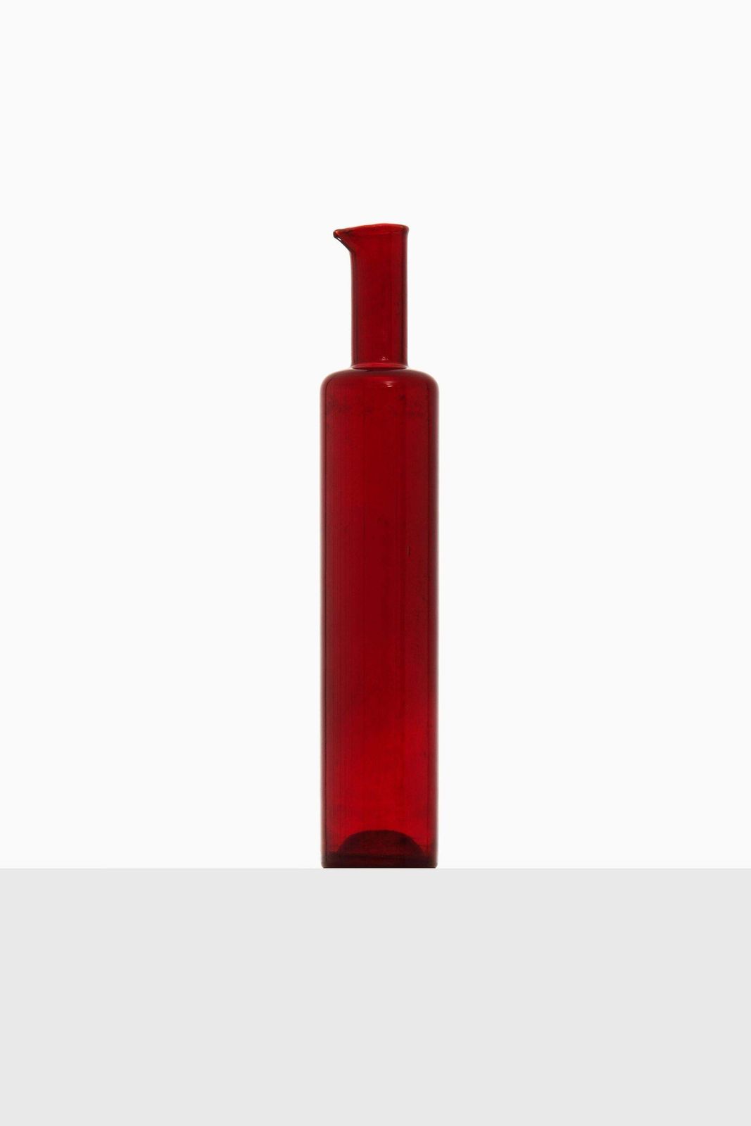 Glass Vase In Red By Nanny Still, 1950's photo Home Decor