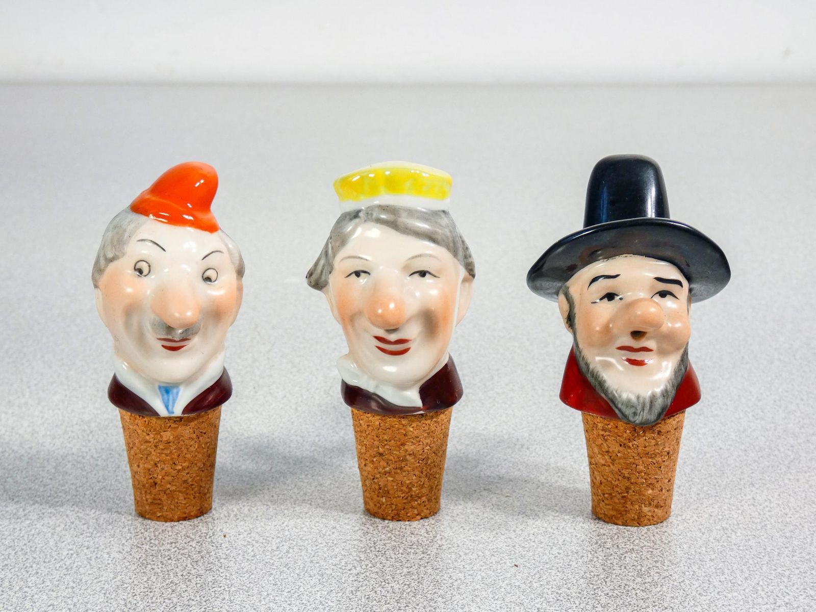Wagner & Apel Collection Of Six Porcelain And Cork Stopper Versions photo Home Decor