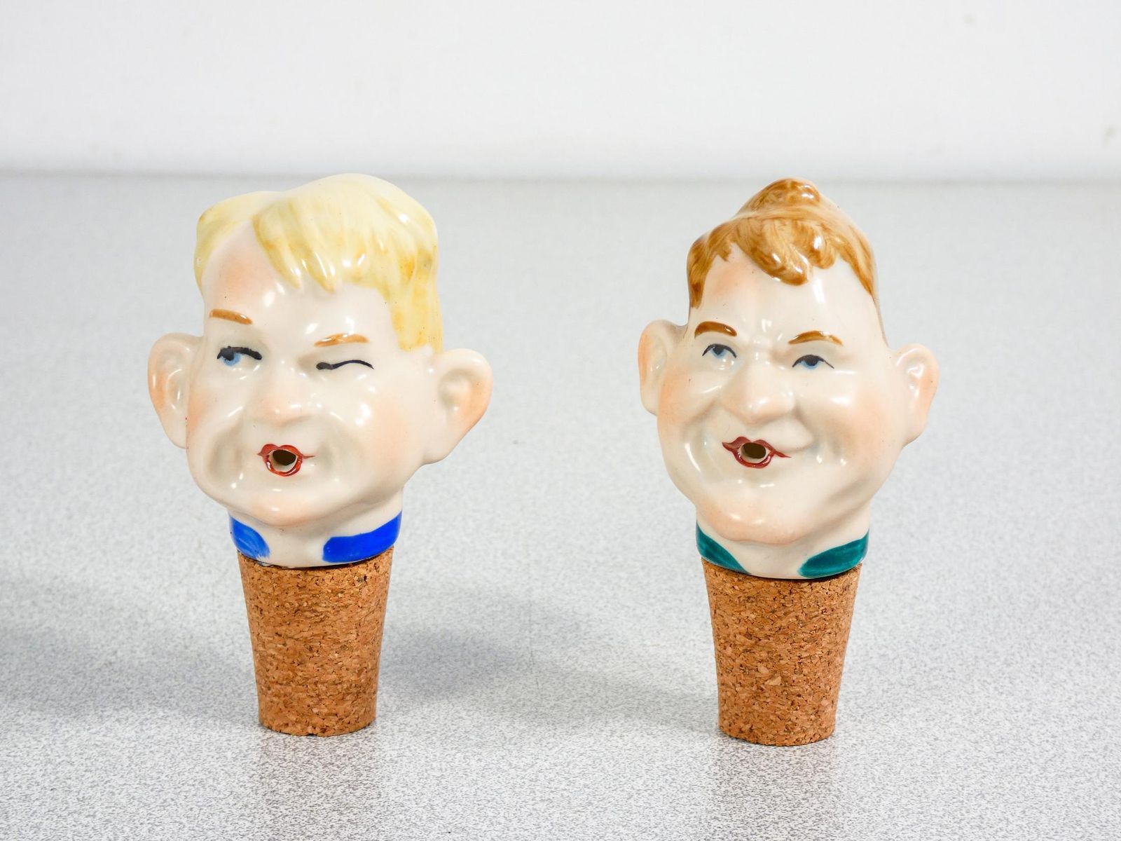 Wagner & Apel Collection Of Four Porcelain And Cork Stopper Versions photo Home Decor