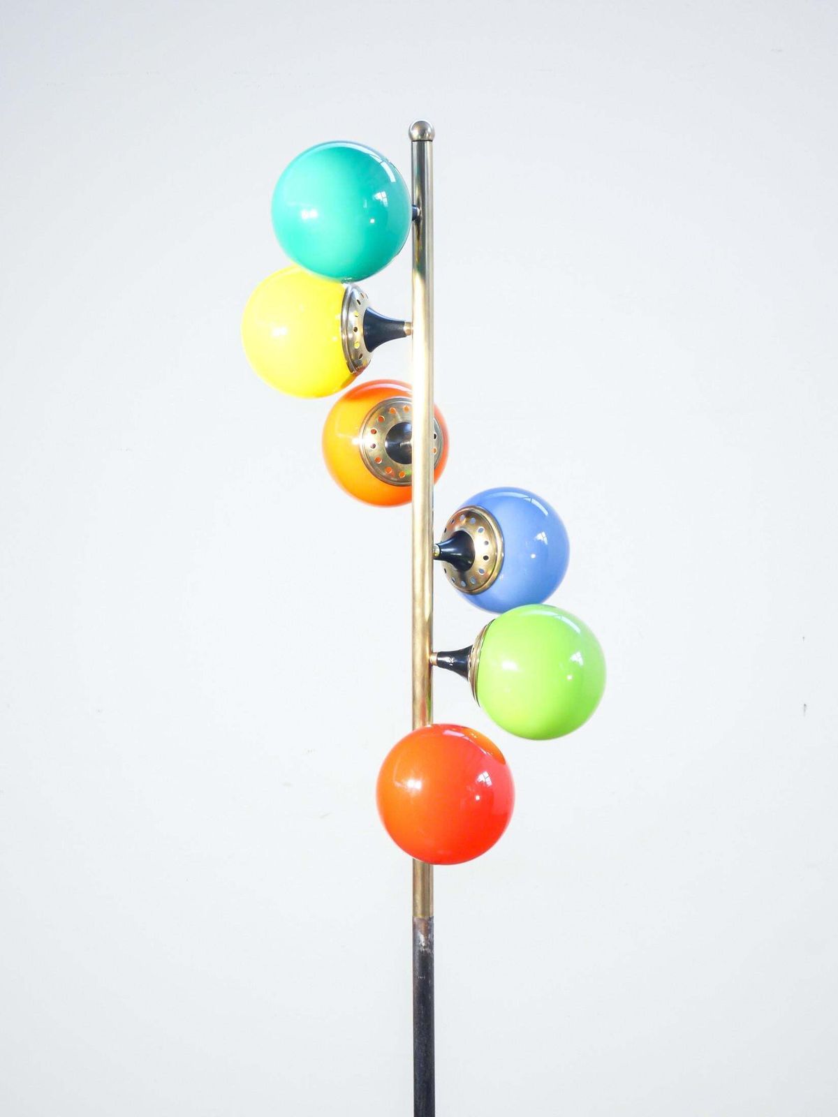 Lampada Da Terra Alberello Design Stilnovo. Accensione A Tre Fasi. Italia, 1960s photo vinterior