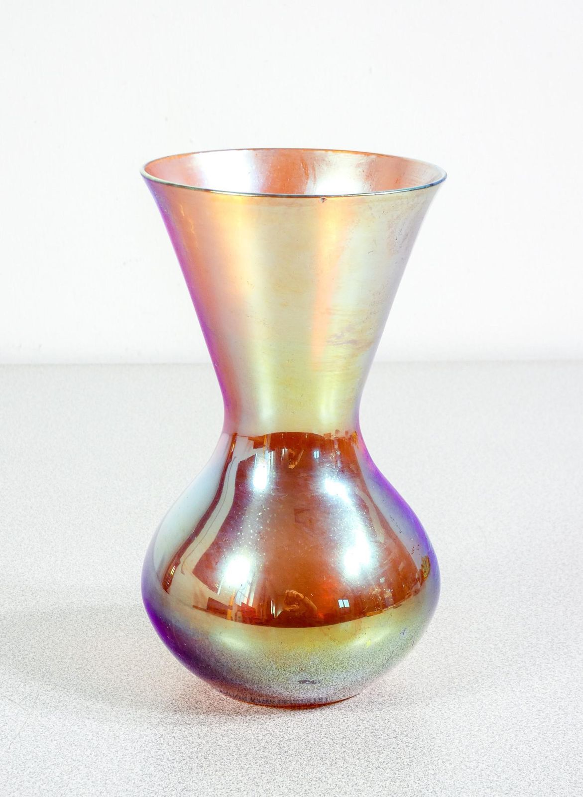 Wmf Myra Series Iridescent Blown Glass Vase. Germany, 1920s/30s