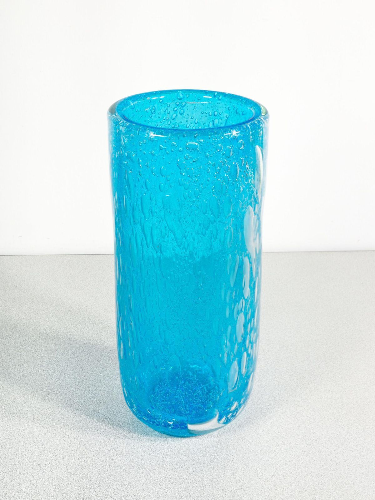 Bullicant Blown Glass Vase Signed Alessandro Barbaro. Murano photo furniture