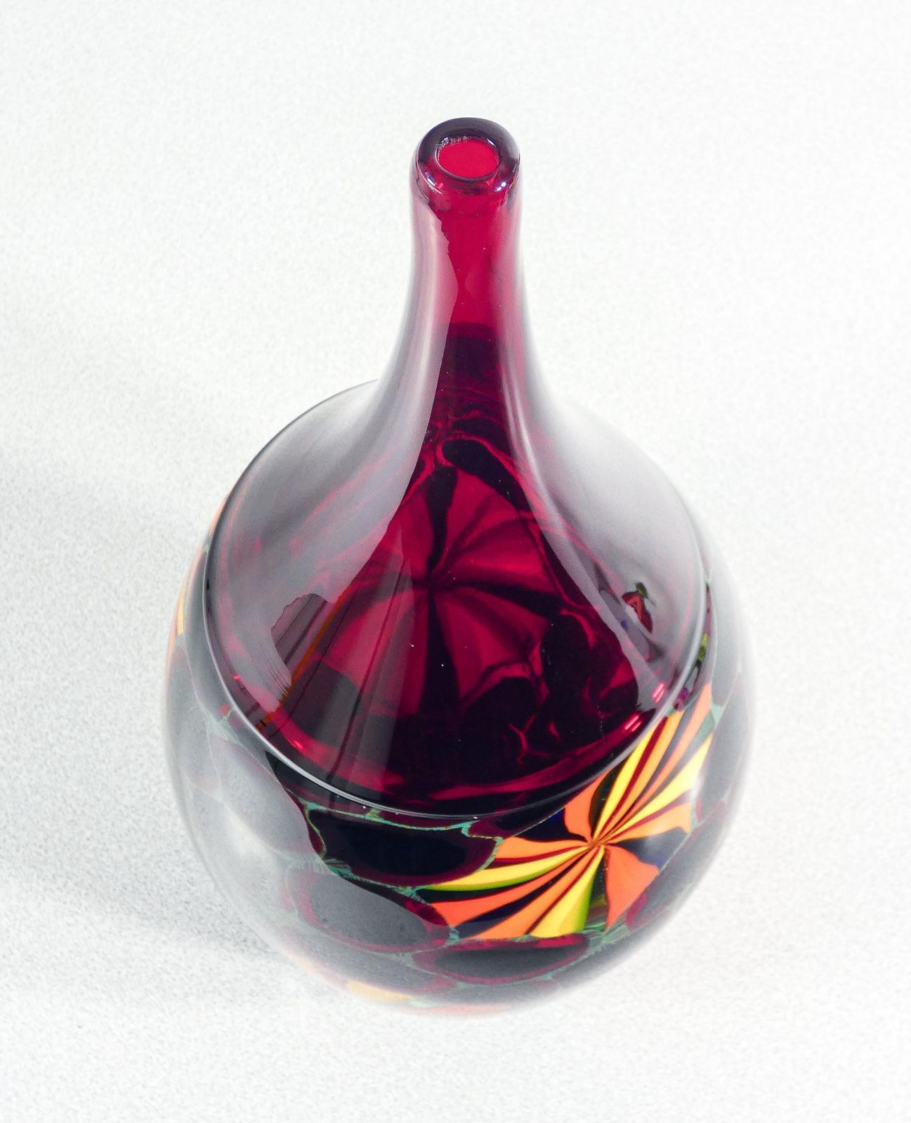 Home Decor Blown Glass Vase Design Paolo Crepax. 1990s photo