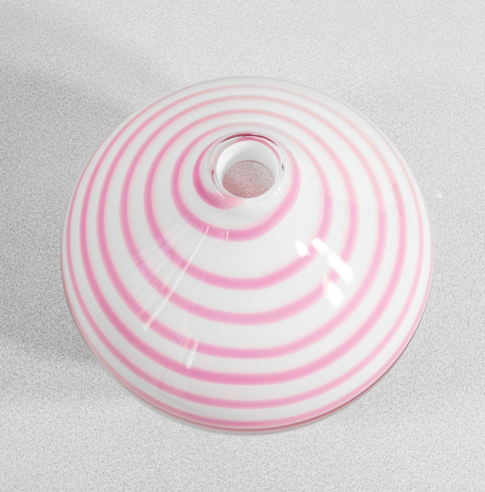 Blown Glass Vase Design Paolo Crepax. Pink Version. 1990s photo vinterior
