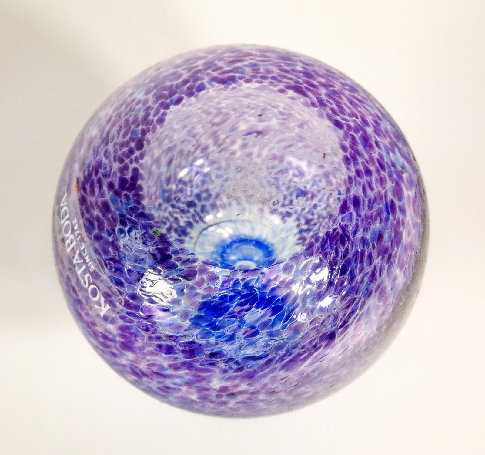 Blown Glass Vase, Design Bertil Vallien For Kosta Boda. Sweden photo vinterior