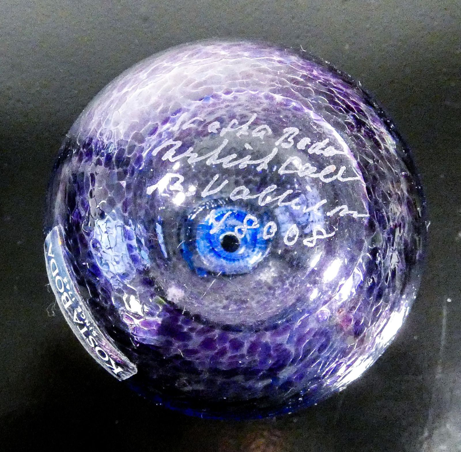 Blown Glass Vase, Design Bertil Vallien For Kosta Boda. Sweden photo buy