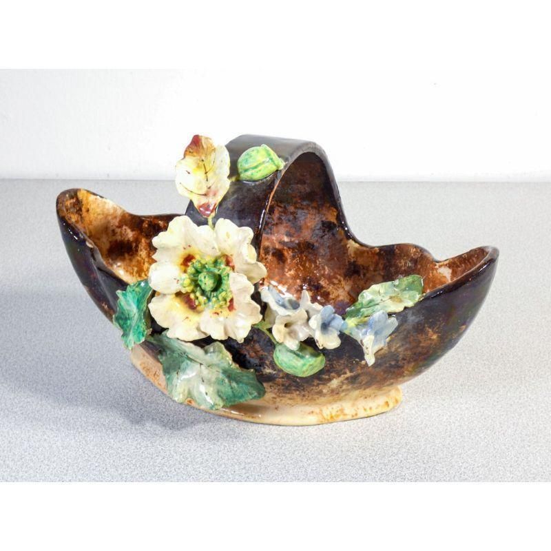 Cachepot Vase In Ceramic Barbotine, France, 1920s photo furniture
