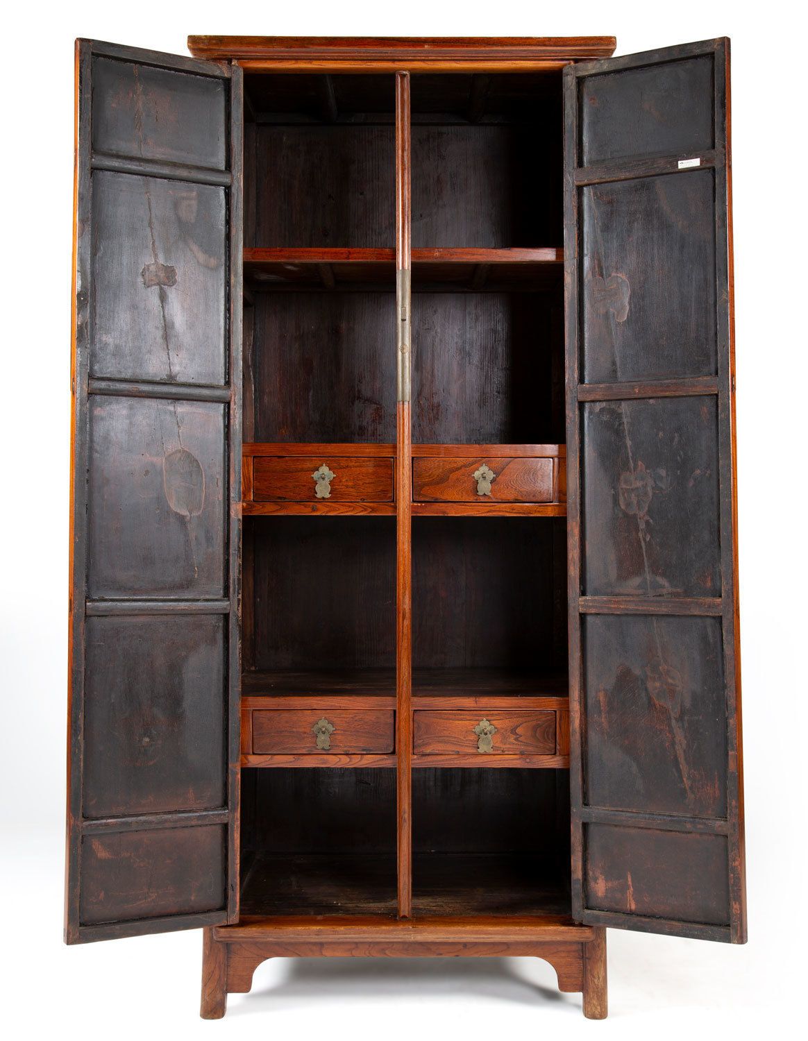A Chinese Single Oak Cabinet, Turn 18th/19th Century photo furniture