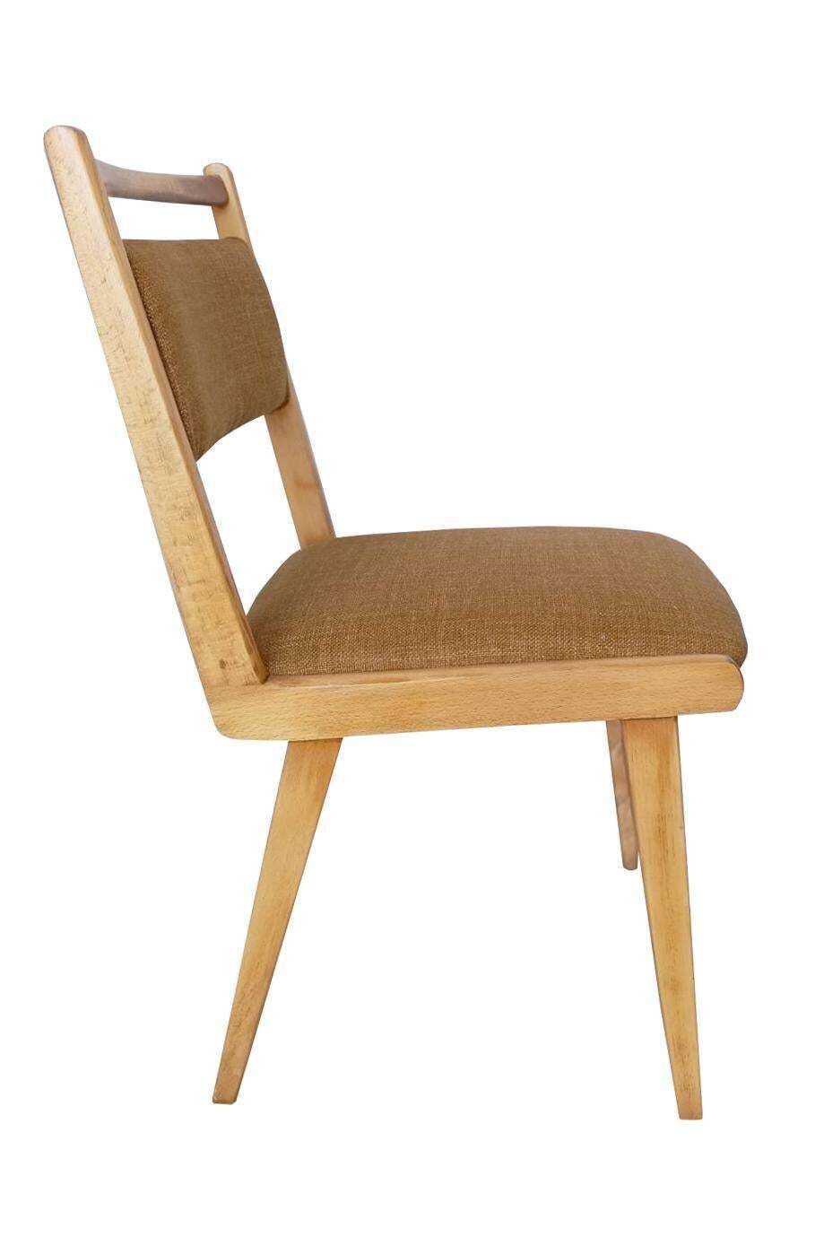 Mid Century Jar Chair, Tabacco Wool Millais By Dedar, Poland, Europe, 1960s. photo 643.0