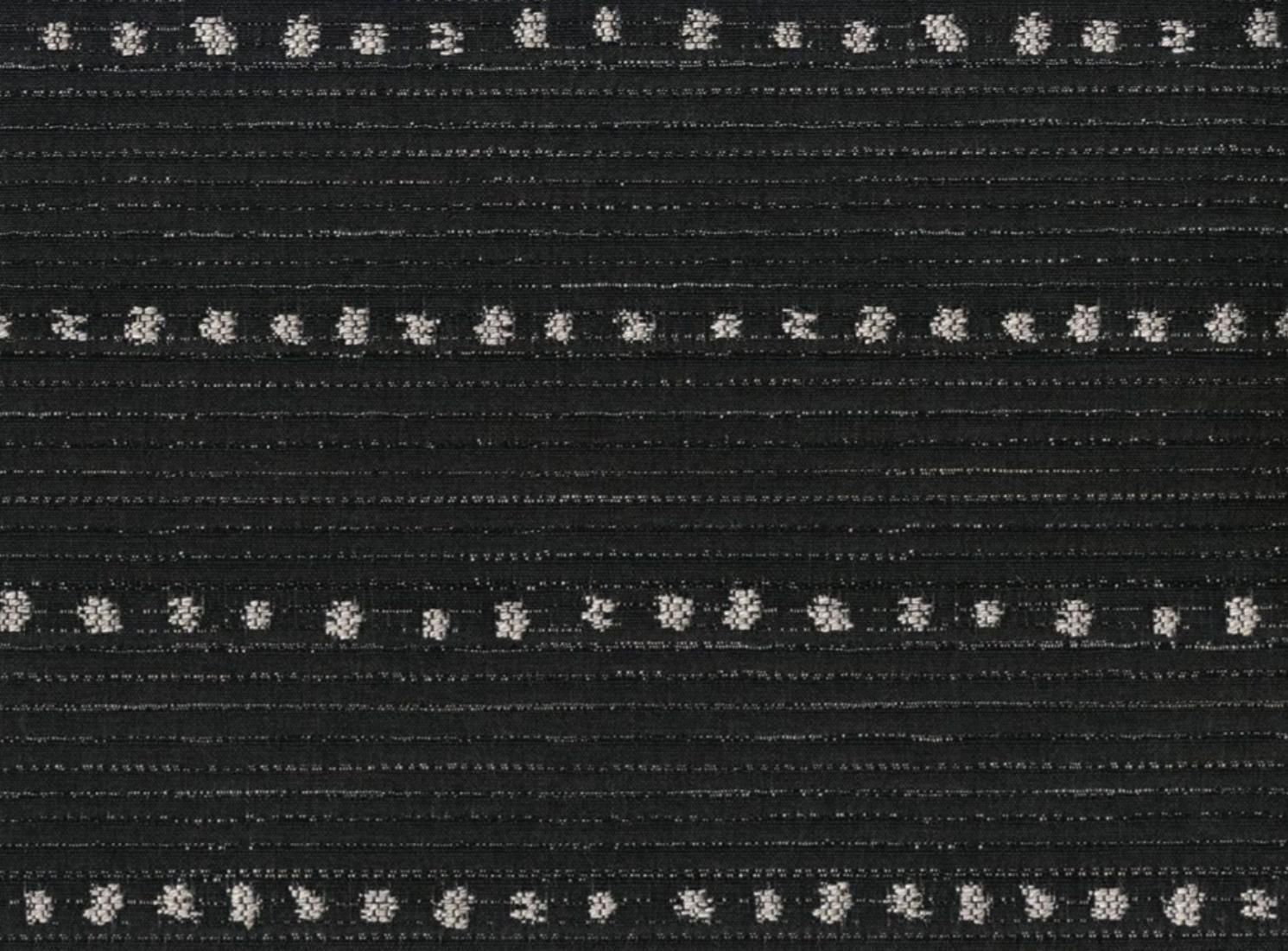 Furniture Four Mid Century Heart Chairs In Black Perennials Dotty Fabric, Europe, 1960s photo
