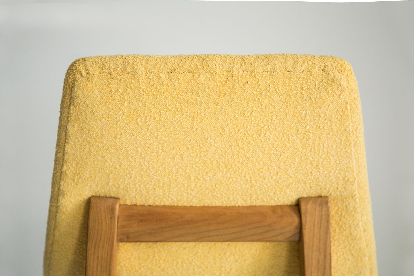 photo for sale Rare Mid Century Yellow Shell Chair, H.Lachert, Europe, 1960s