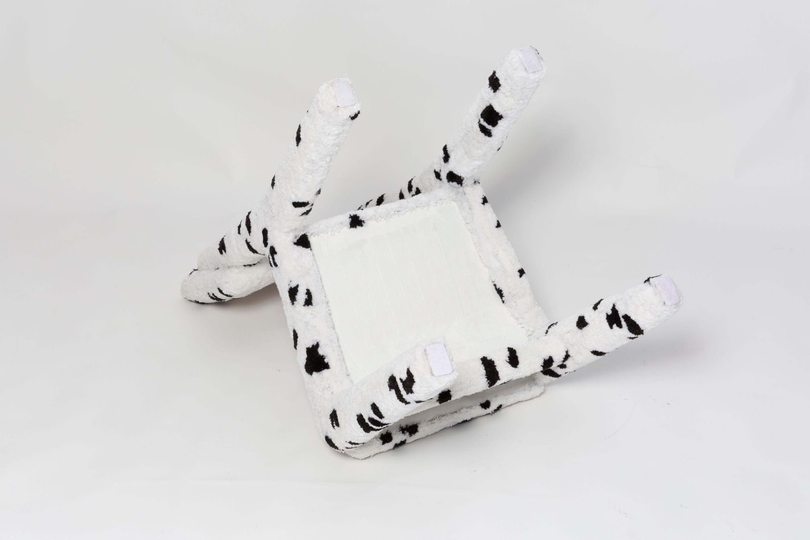 photo for sale Six Mid Century Hand Tufting Dalmatian Chairs, Rajmund Halas, Poland, 1960s
