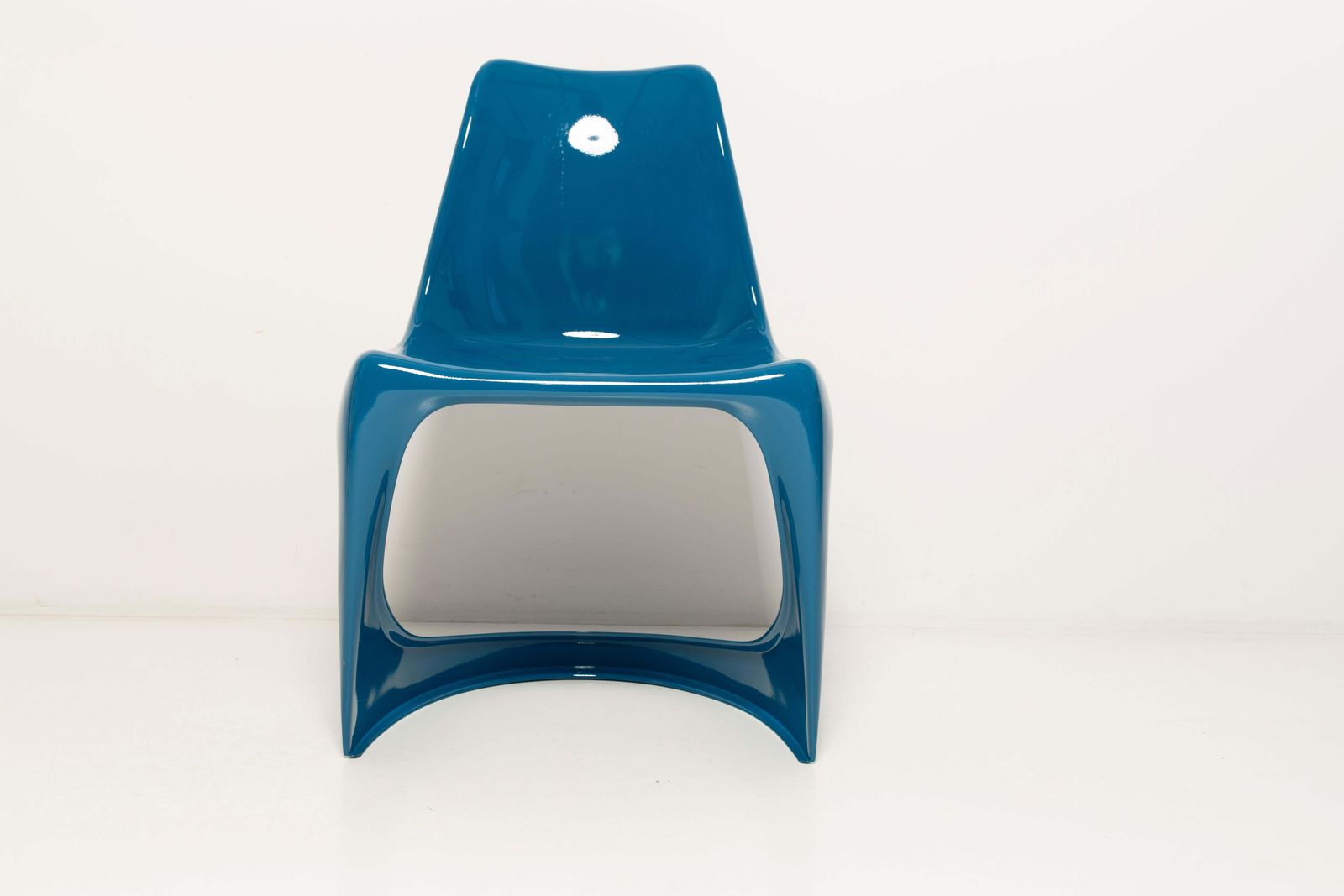 Furniture Set Of Two Mid Century Sea Blue Cado Chairs, Steen østergaard, Europe, 1960s photo