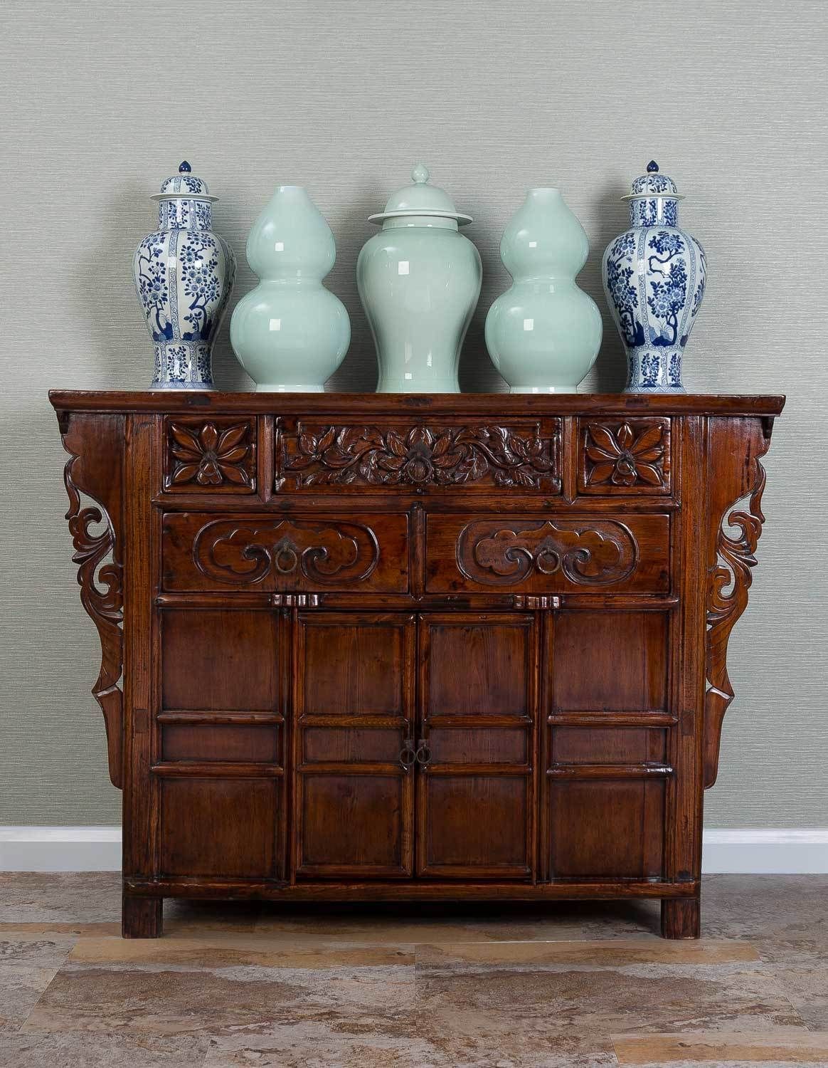 A Chinese, Small 5 Drawer Coffer, Turn 18th/19th Century photo for sale