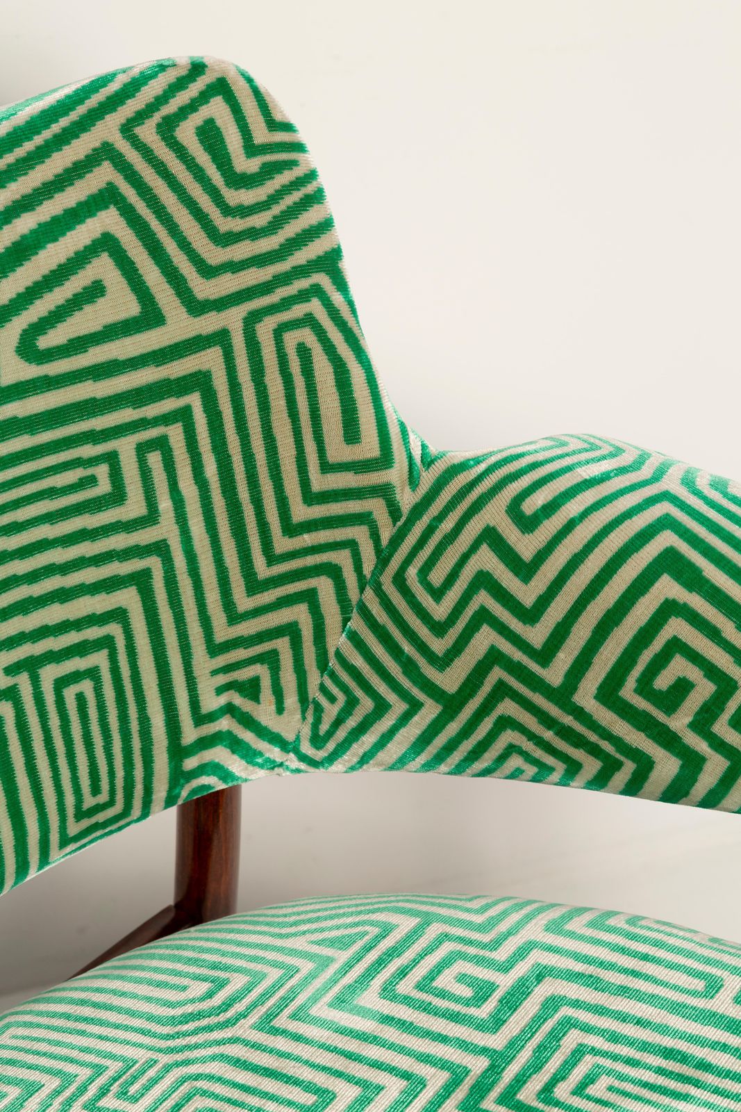 Furniture Mid Century Armchair Dedar Jamu Jungle, Type B 6148 Radomsko, Europe, 1960s photo