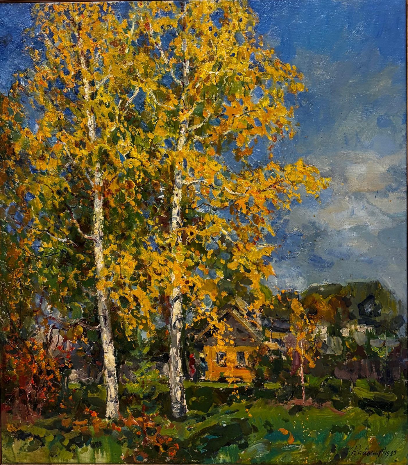 Leonid Vaichiliaautunno Dorato   Olio Cm. 79 X 90    19931996