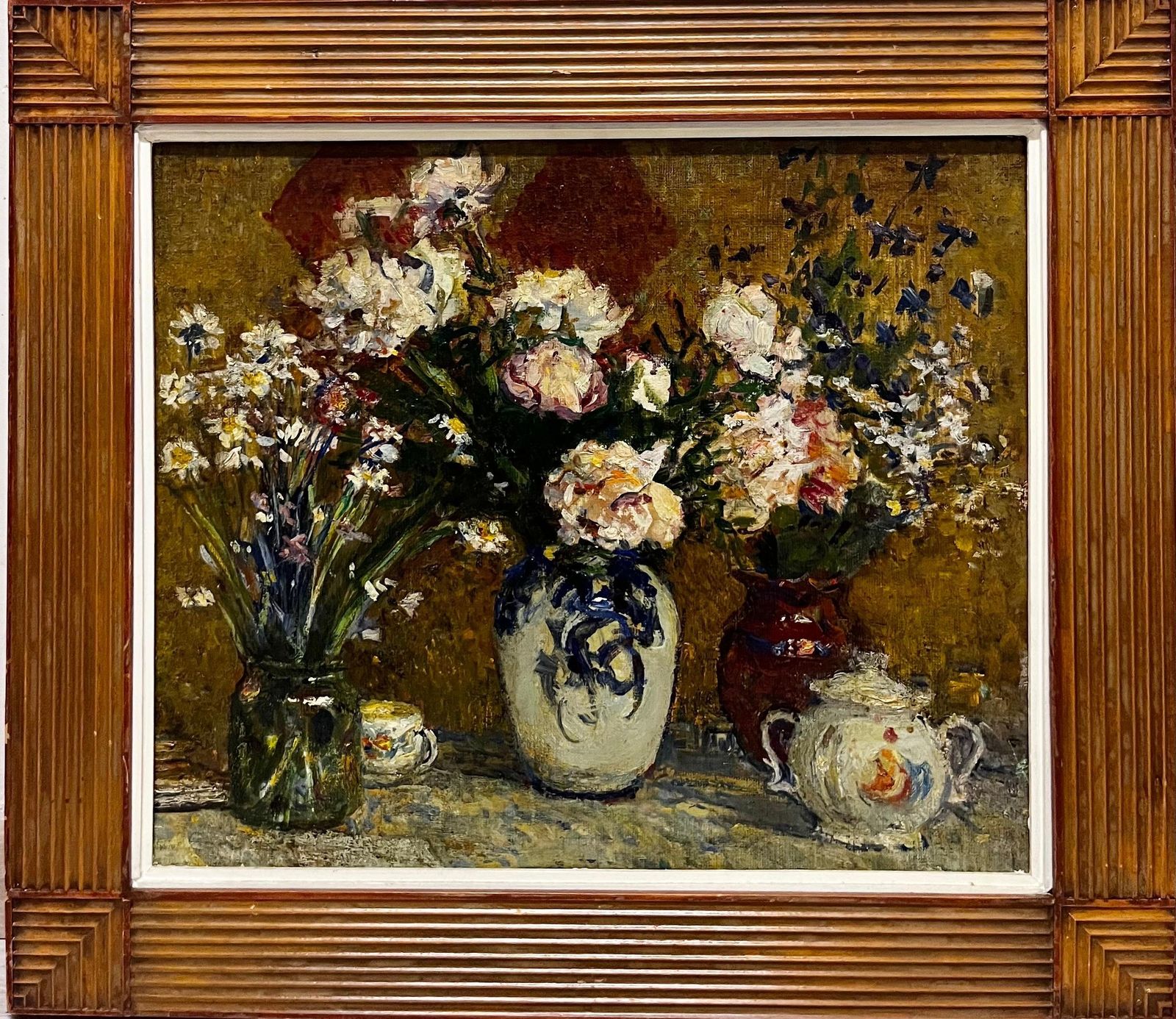 Nikolai Tolkounov"Fiori"  Olio  Cm. 61 X 48  19701970