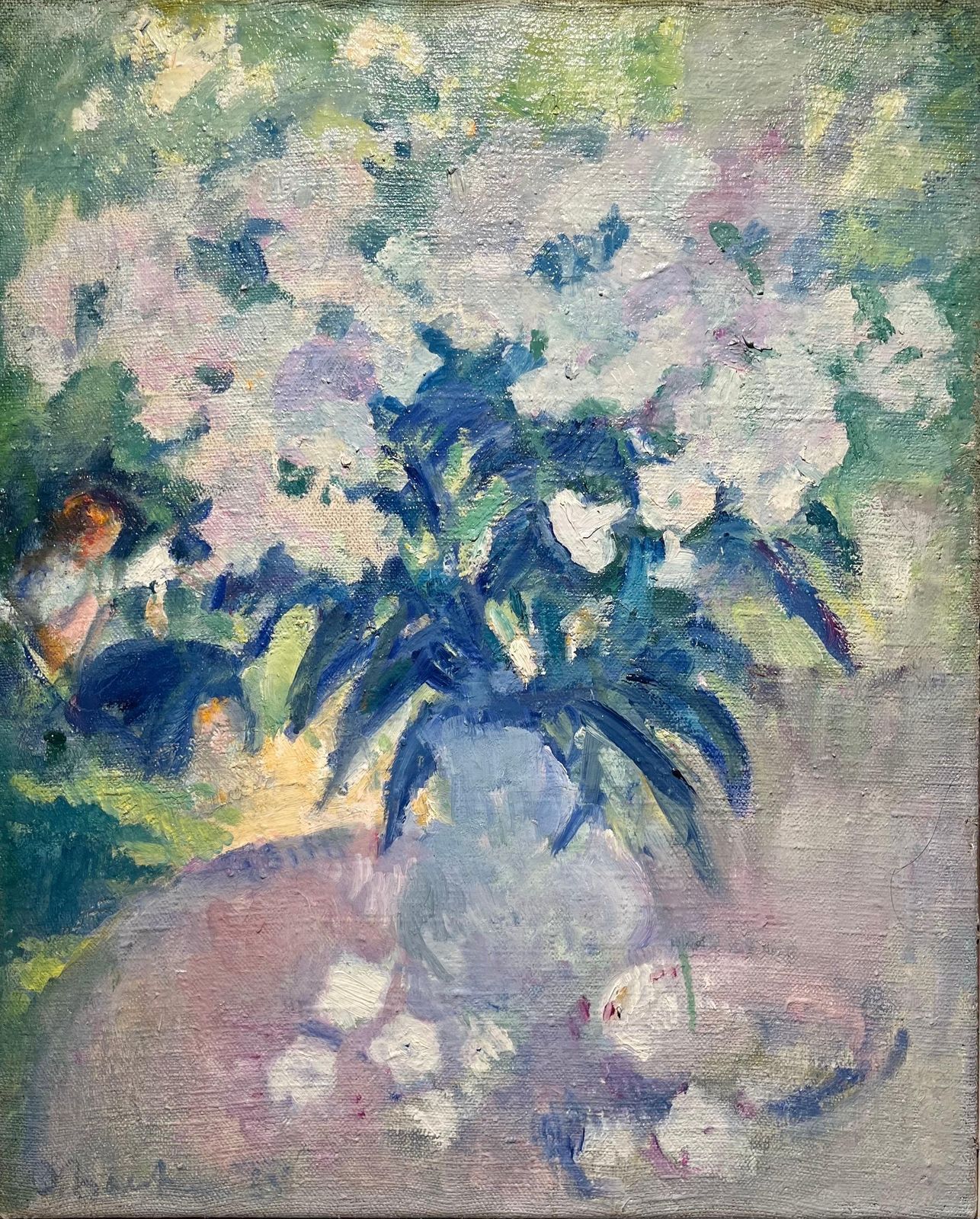 Olga Bogaevskaja"Bouquet, Light Blue" Oil Cm45 X 551983