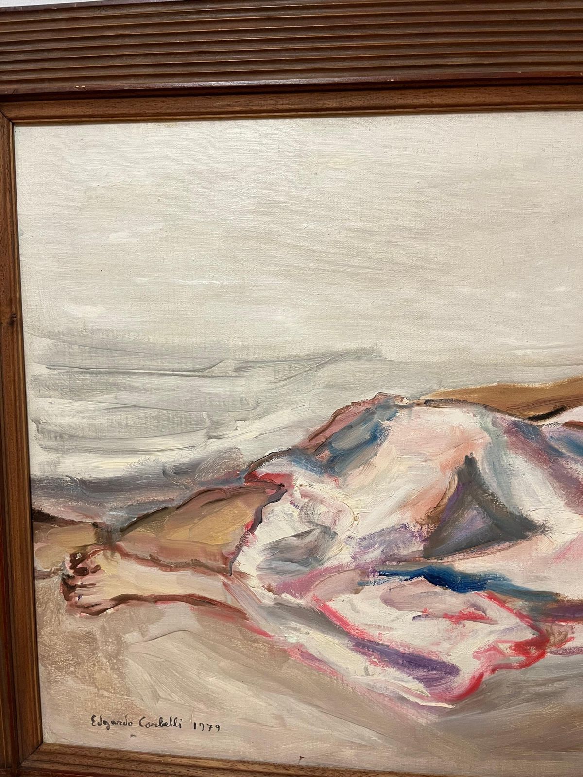 Edgardo Corbelli"Angela"  Oil  Cm. 100 X 70  19791979 photo 6887.0