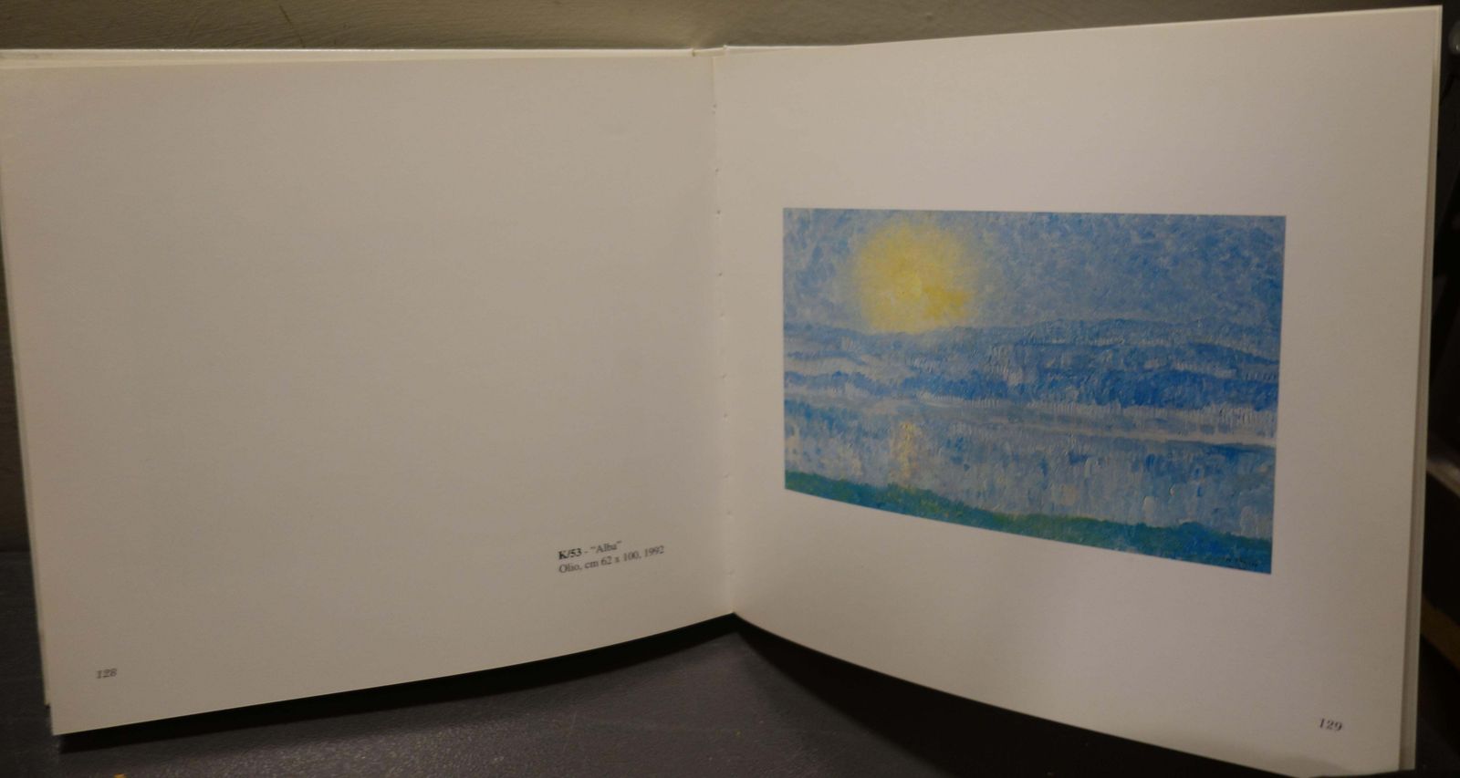 Dmitrij Kosmin"Shining Sunrise"  Oil Cm. 100 X 621978 photo vintage