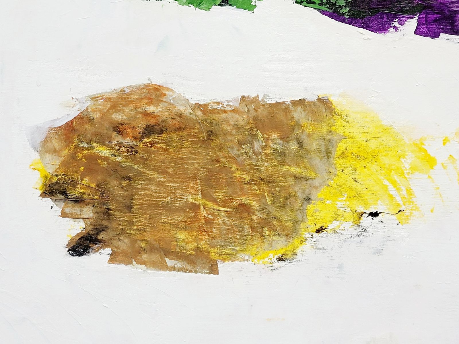 Christian Manoury Contemporary Abstract Expressionist,  Color Field Acrylic On Canvas.2020 photo vintage
