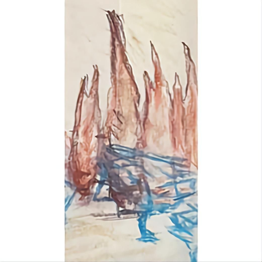 Bernadette Van Baarsen 'Saint Jean No.5' Contemporary Fauvist Pastel.2022 photo vinterior