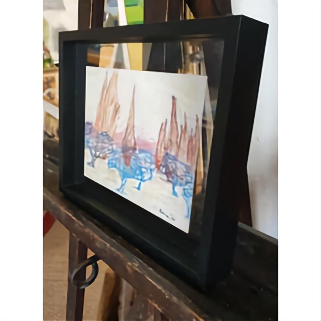 photo for sale Bernadette Van Baarsen 'Saint Jean No.5' Contemporary Fauvist Pastel.2022