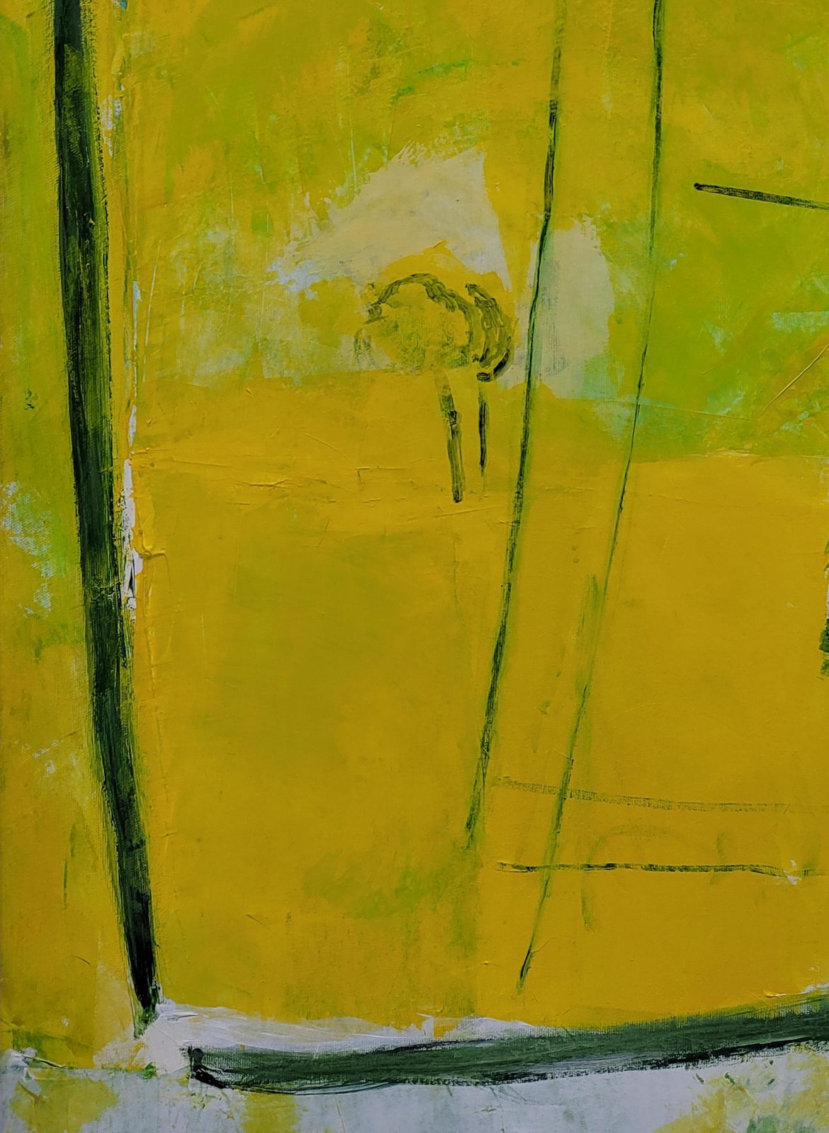 Christian Manoury Contemporary Abstract Expressionist Color Field Landscape, Les Champs Iv2021 photo for sale