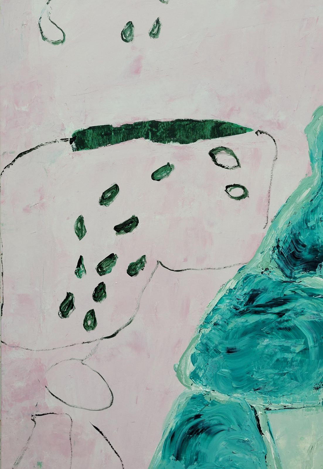 Christian Manoury Contemporary Abstract Expressionist Color Field Landscape, Les Champs V2019 photo 5166.0