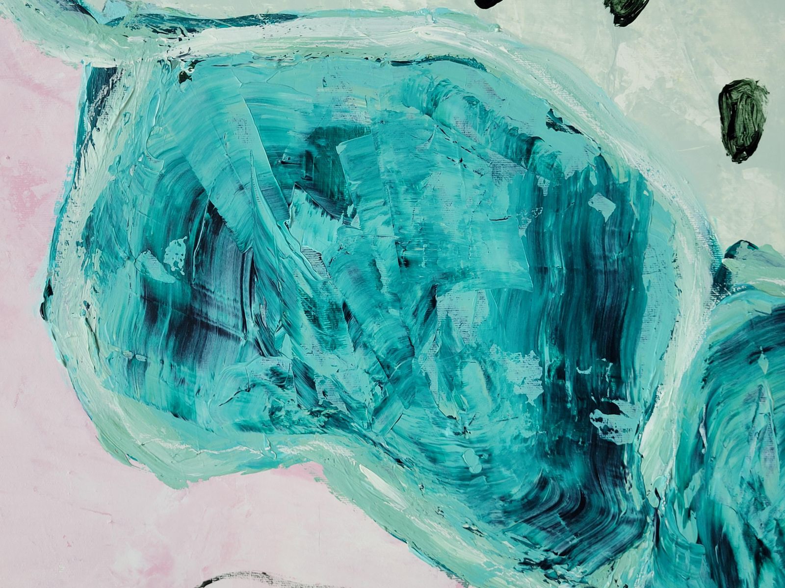 5166.0 Christian Manoury Contemporary Abstract Expressionist Color Field Landscape, Les Champs V2019 photo