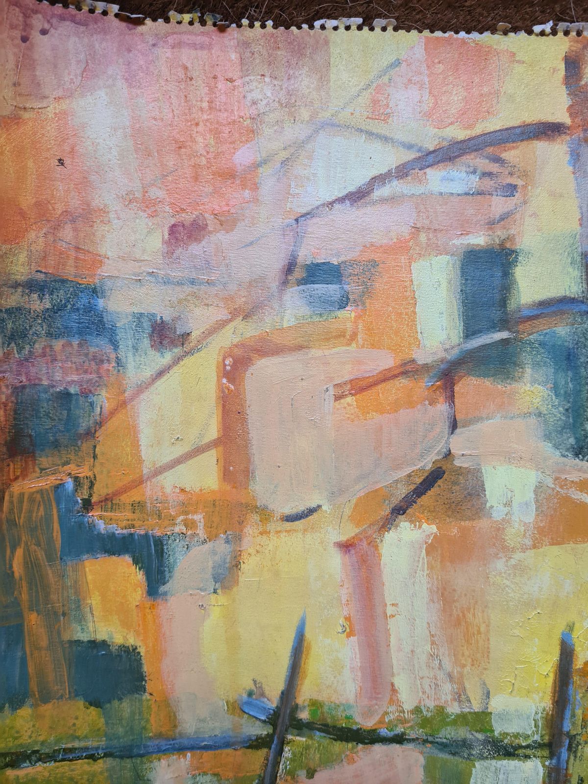 G Ricardmodern French Cubist Landscape. photo vinterior