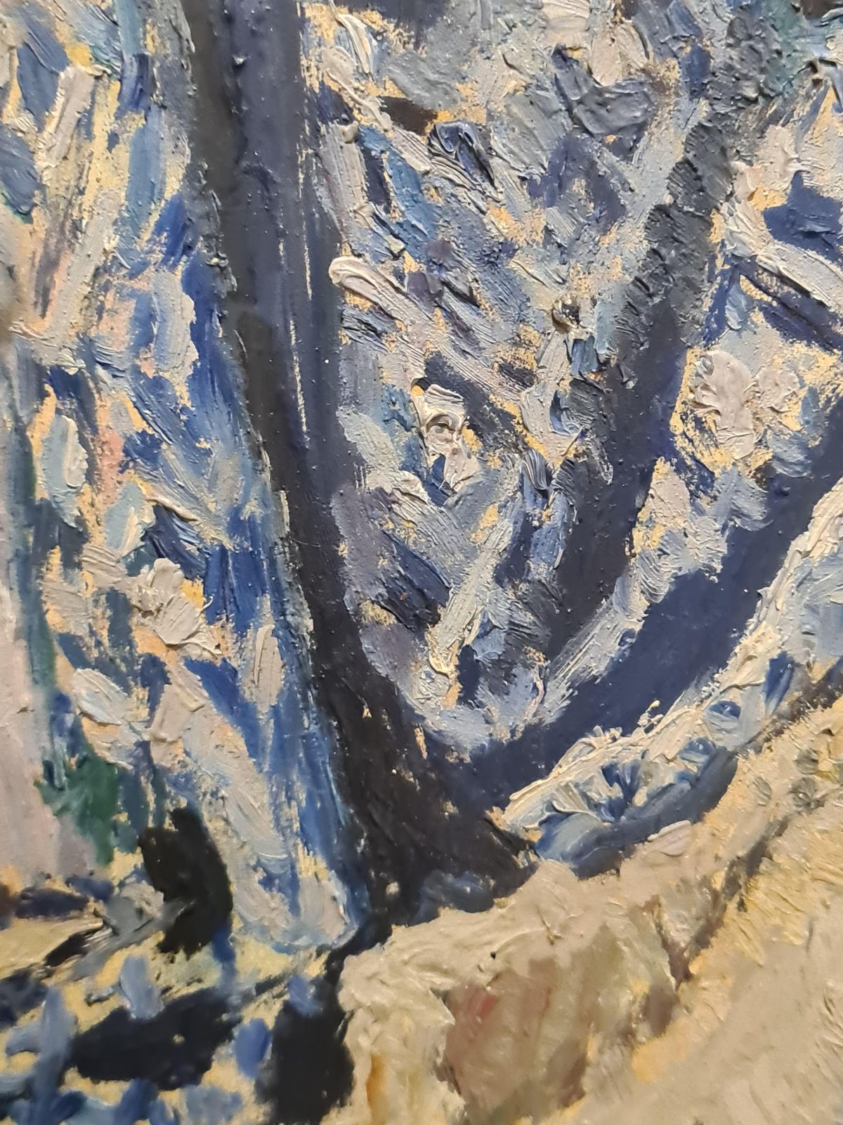 French Mid Century Oil On Board, The Blue Vase, Circle Of Henri Matisse, 1940s By Léon Nancey photo for sale