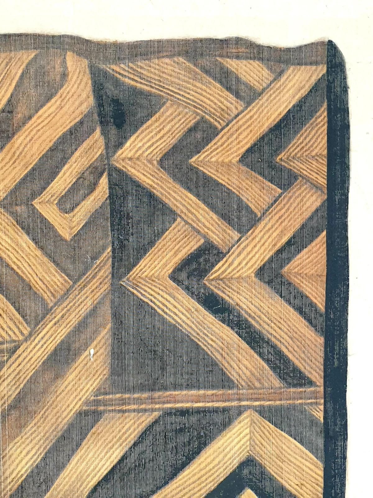 photo buy La Roche Laffitte, Painting Of An Antique Caucasian 'Kuba' Tribal Item, Watercolour On Silk