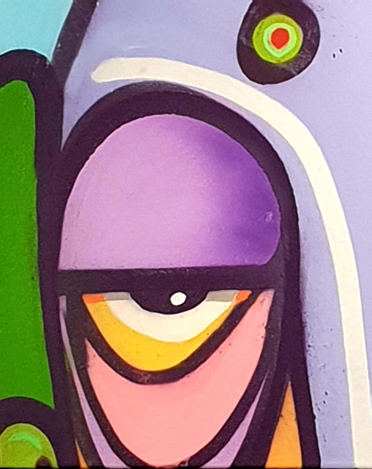 photo vinterior Street Art Contemporary Diptych Aerosol On Canvas. "The Three Pastoral Singers" From 2024 By Harold Maka