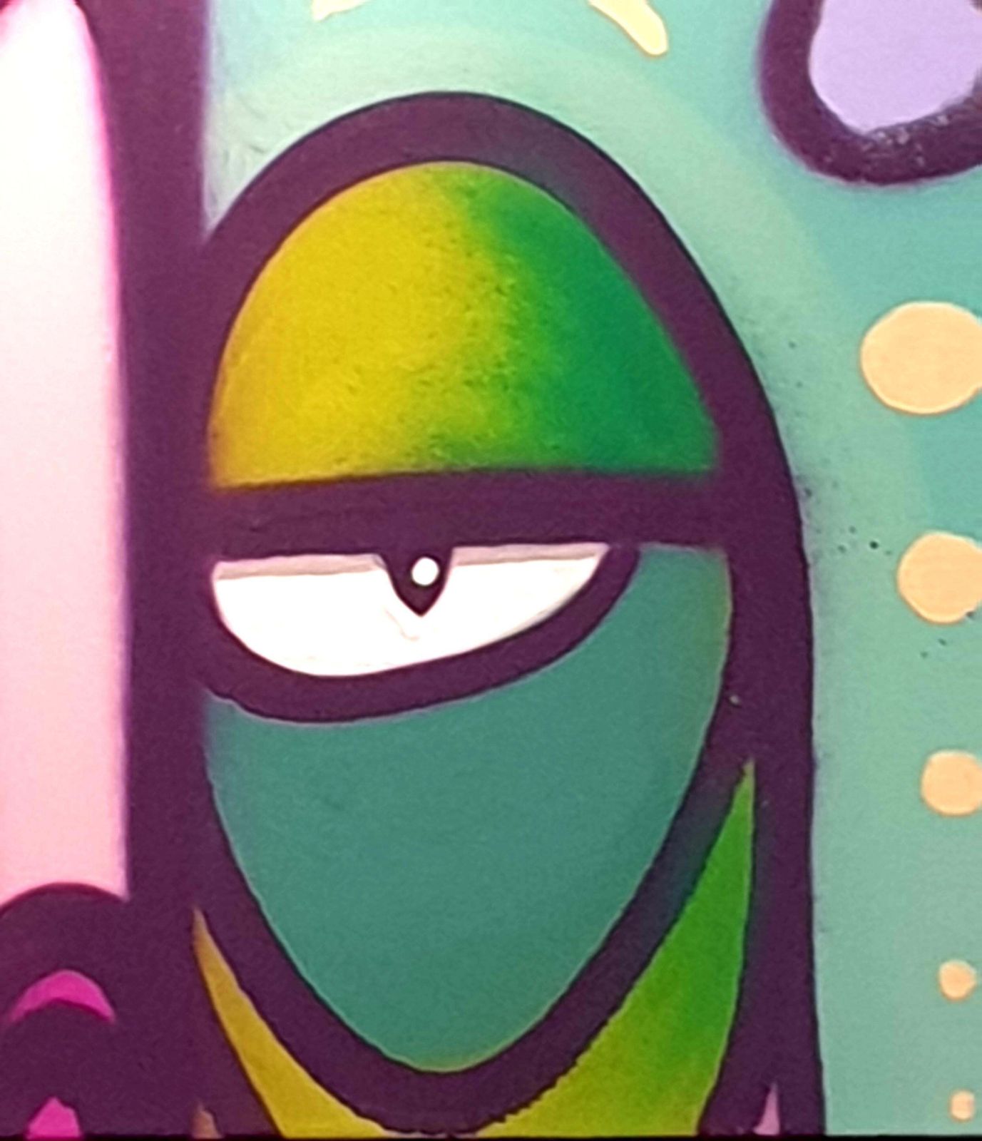 photo buy Street Art Contemporary Diptych Aerosol On Canvas. "The Three Pastoral Singers" From 2024 By Harold Maka