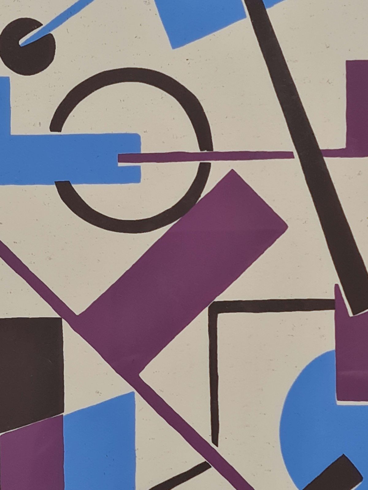 Sándor Bortnyik Constructivist Abstract Lithograph From Album Ma From 1921 (1921/1970) photo vintage