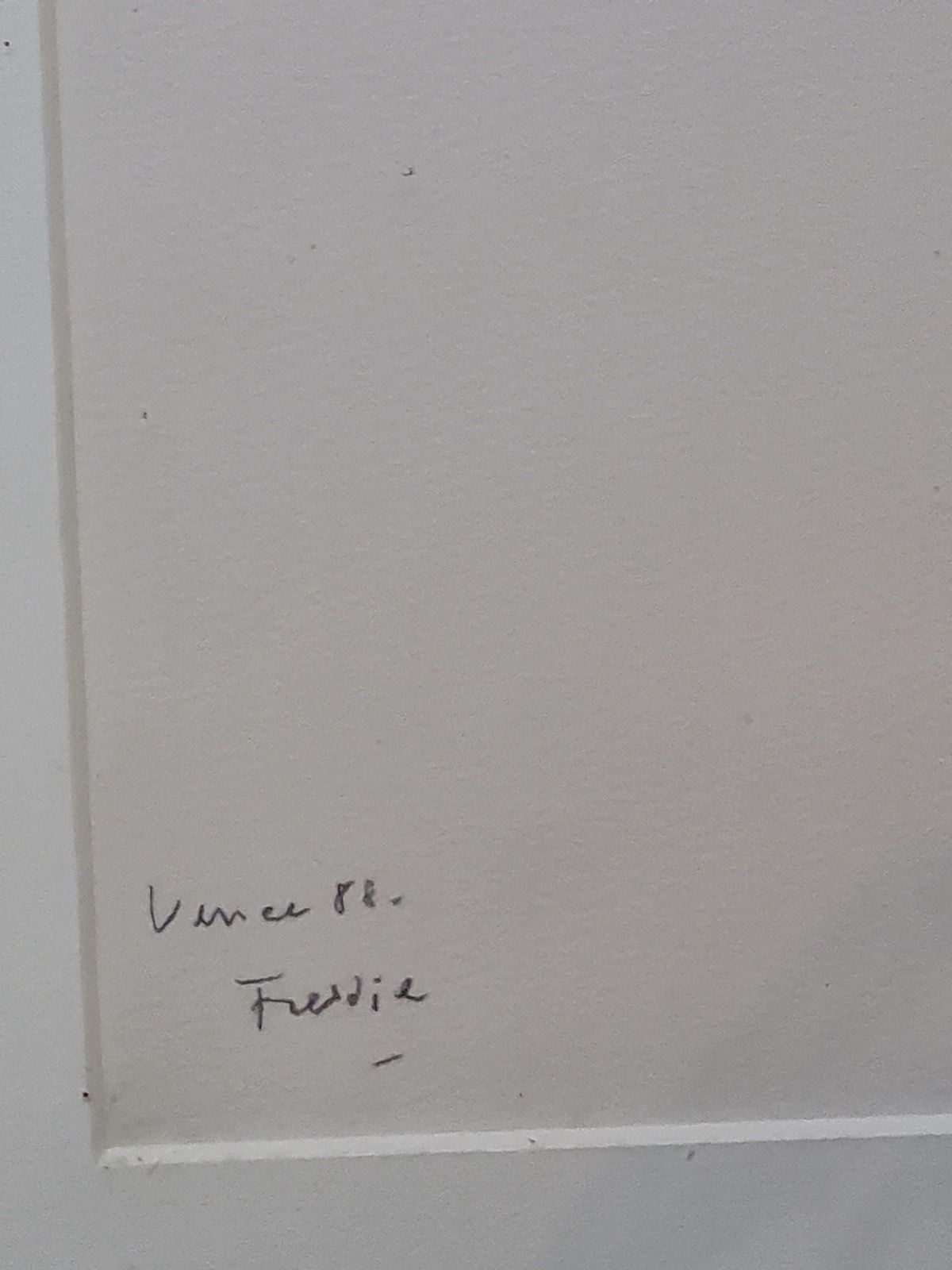 Wilhelm Freddie, Avant Garde Surrealist Abstract Female Nude, Signed Limited Edition Lithograph (1988) photo 1033.0