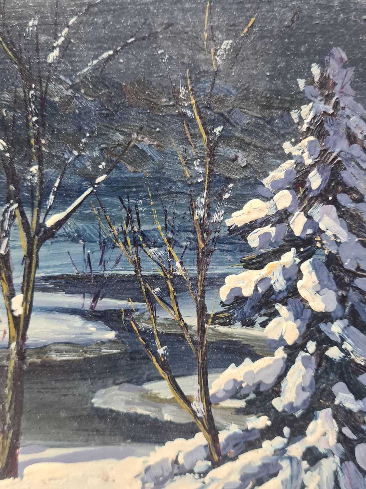 Boggioa Christmas Winter Wonderland, Barbizon School Snowscape. photo 189.0