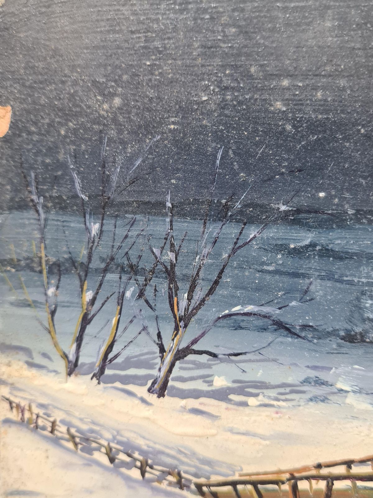 Boggioa Christmas Winter Wonderland, Barbizon School Snowscape. photo vinterior