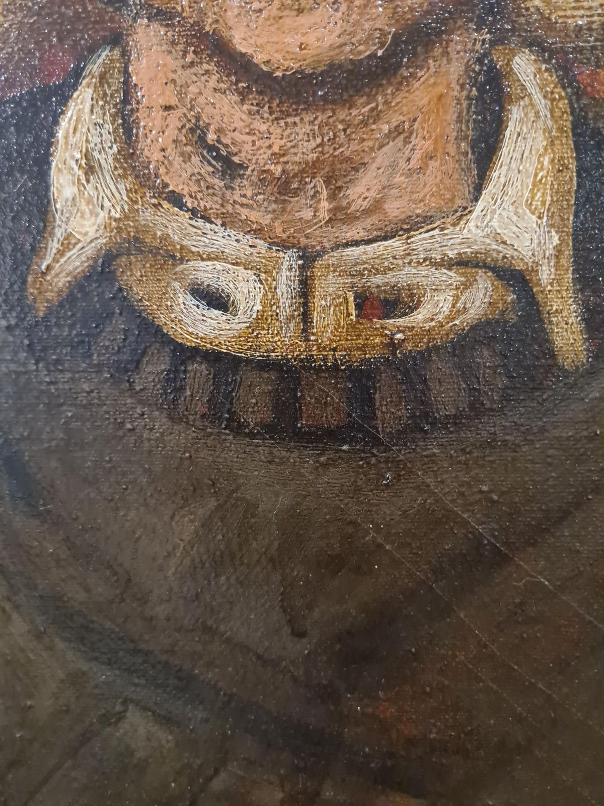 photo for sale Stuart Mackenzie, 'Him', A Large Glasgow School Oil Painting Portrait On Canvas. 1990s