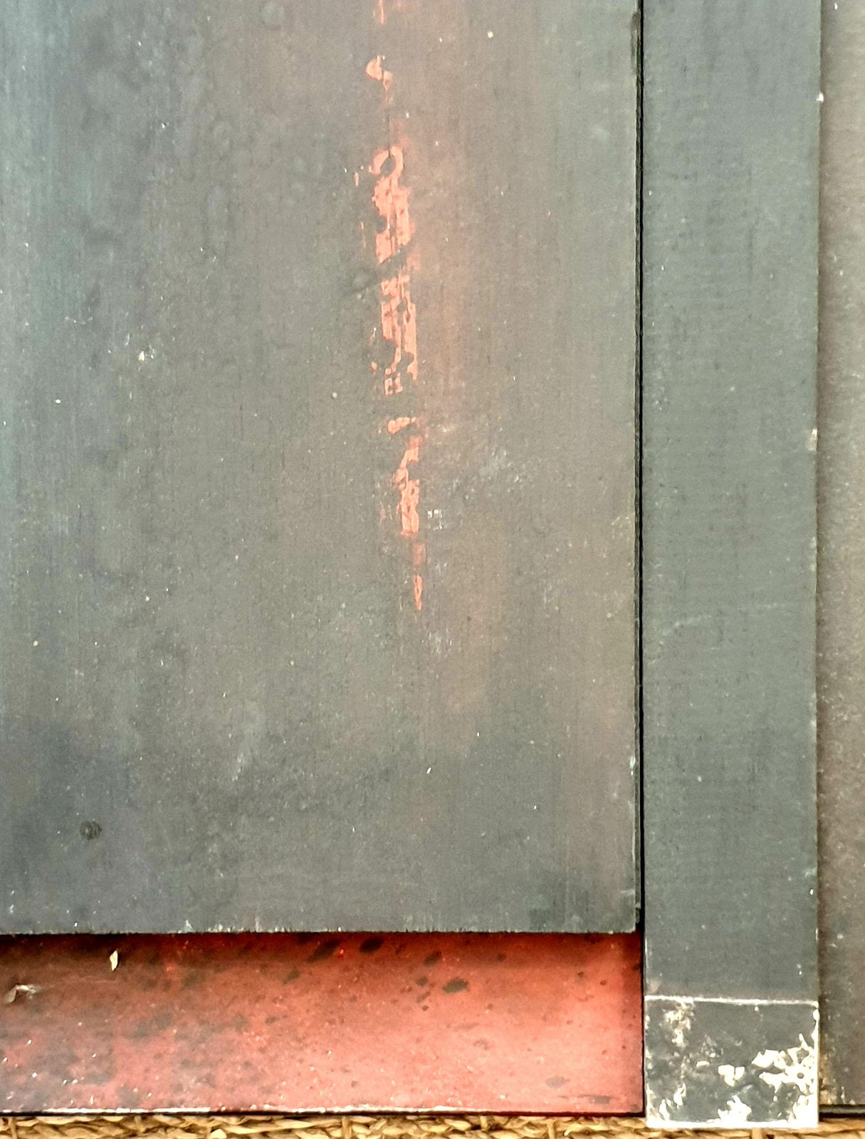 Joseph Alessandri, Mégalithes. Large Scale Abstract Expressionist Mixed Media Wall Sculpture (1999( photo vintage
