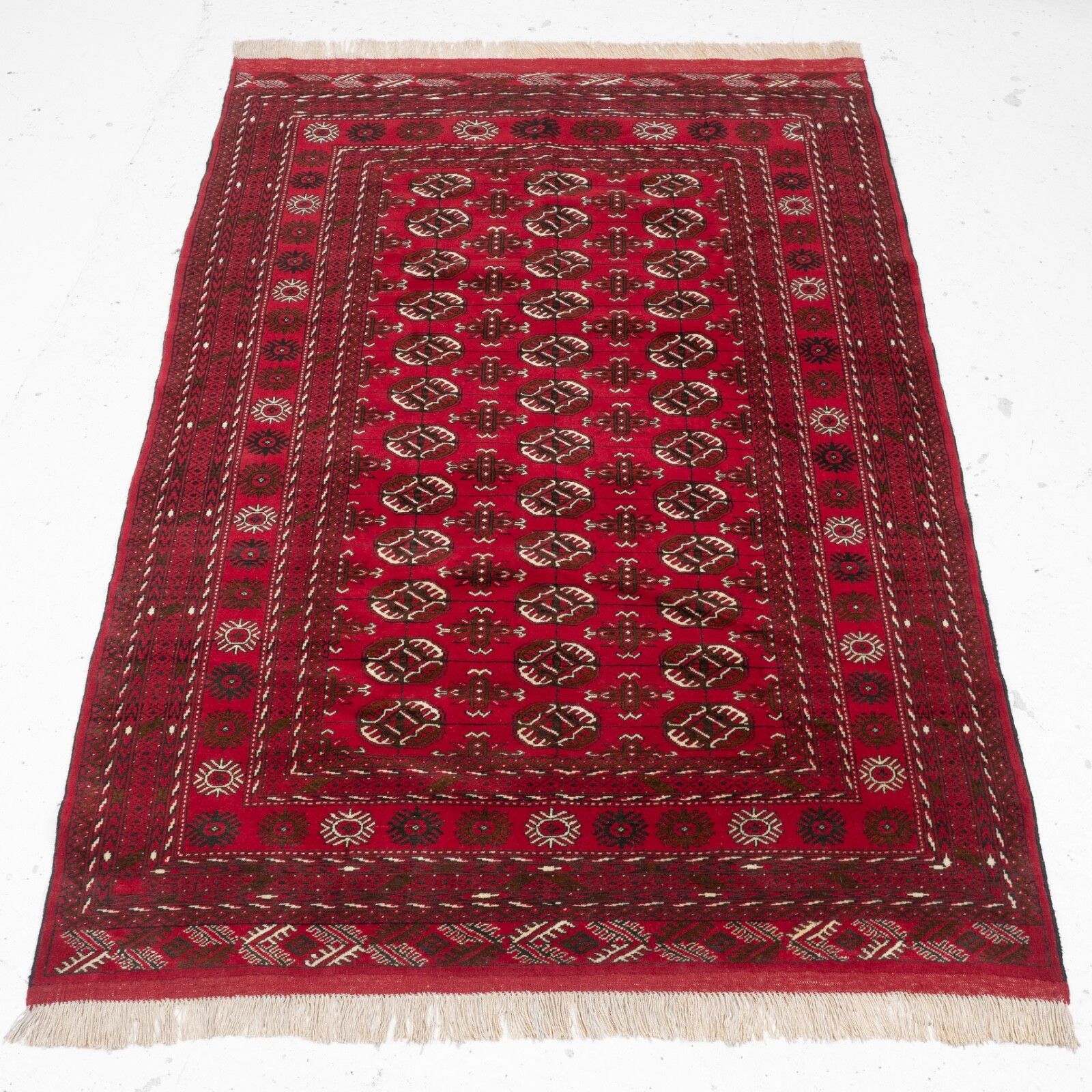 Turkmen Tekke Handwoven Rug Mid Late C.20th 211 X 136 Cm (Oriental Turkomen) photo for sale