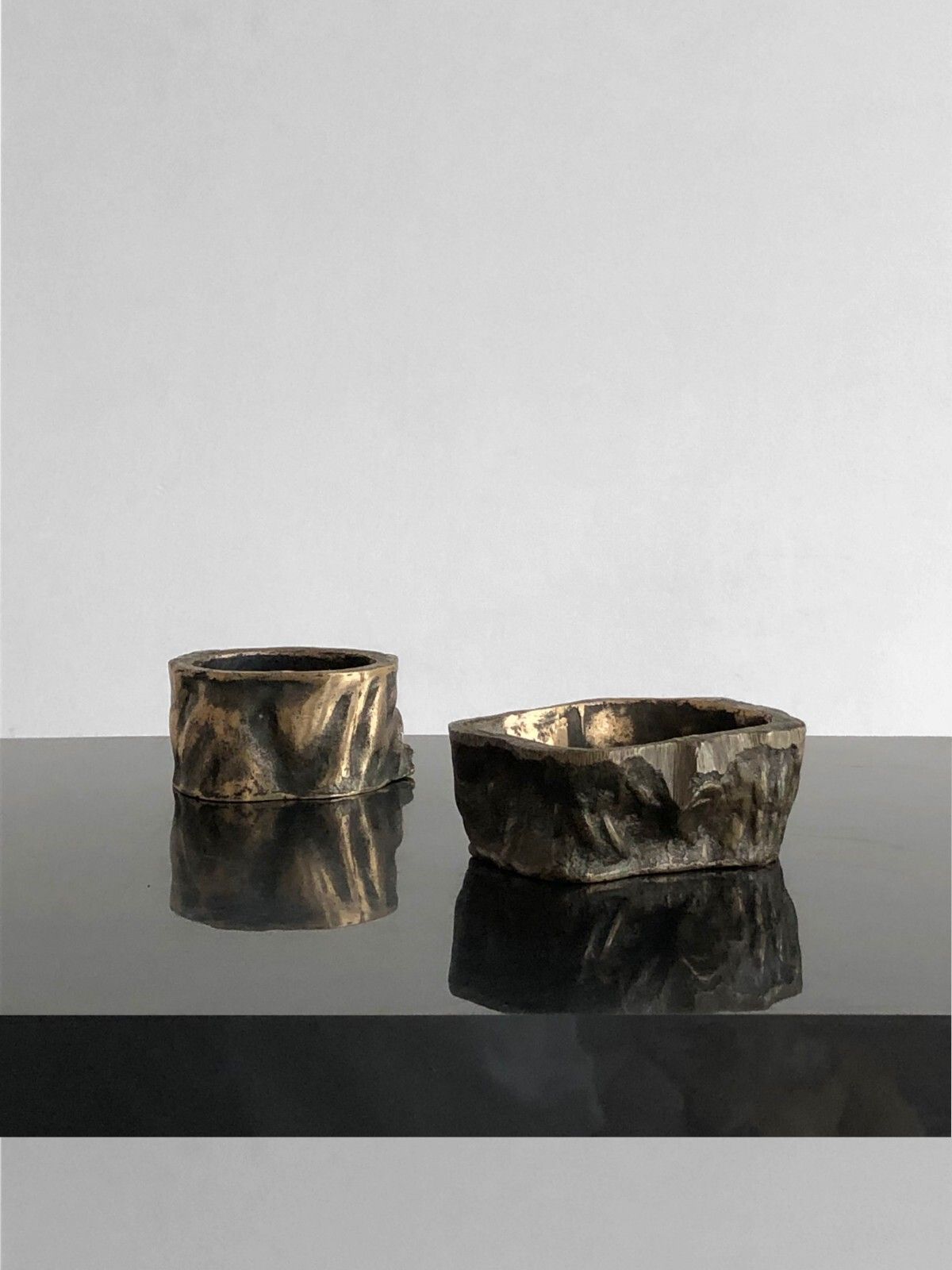 1970 Shabby Chic Sculpture Ashtray Vacuum Bag Brutalist Monique Gerber photo 337.0