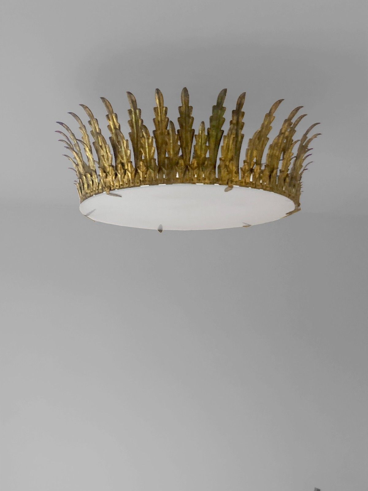 photo furniture 1930 50 House Rings 1 Ceiling Light Art Deco Neo Classical Shabby Chic