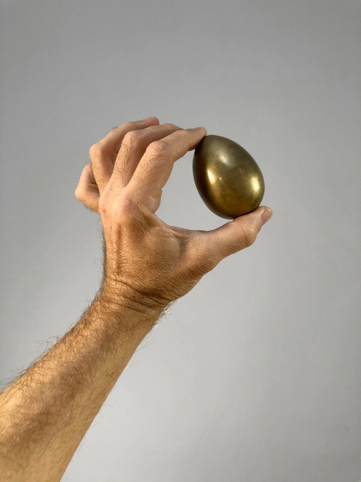 1970 Postmodernist Bronze Egg Sculpture New Realists Arman Cesar photo furniture