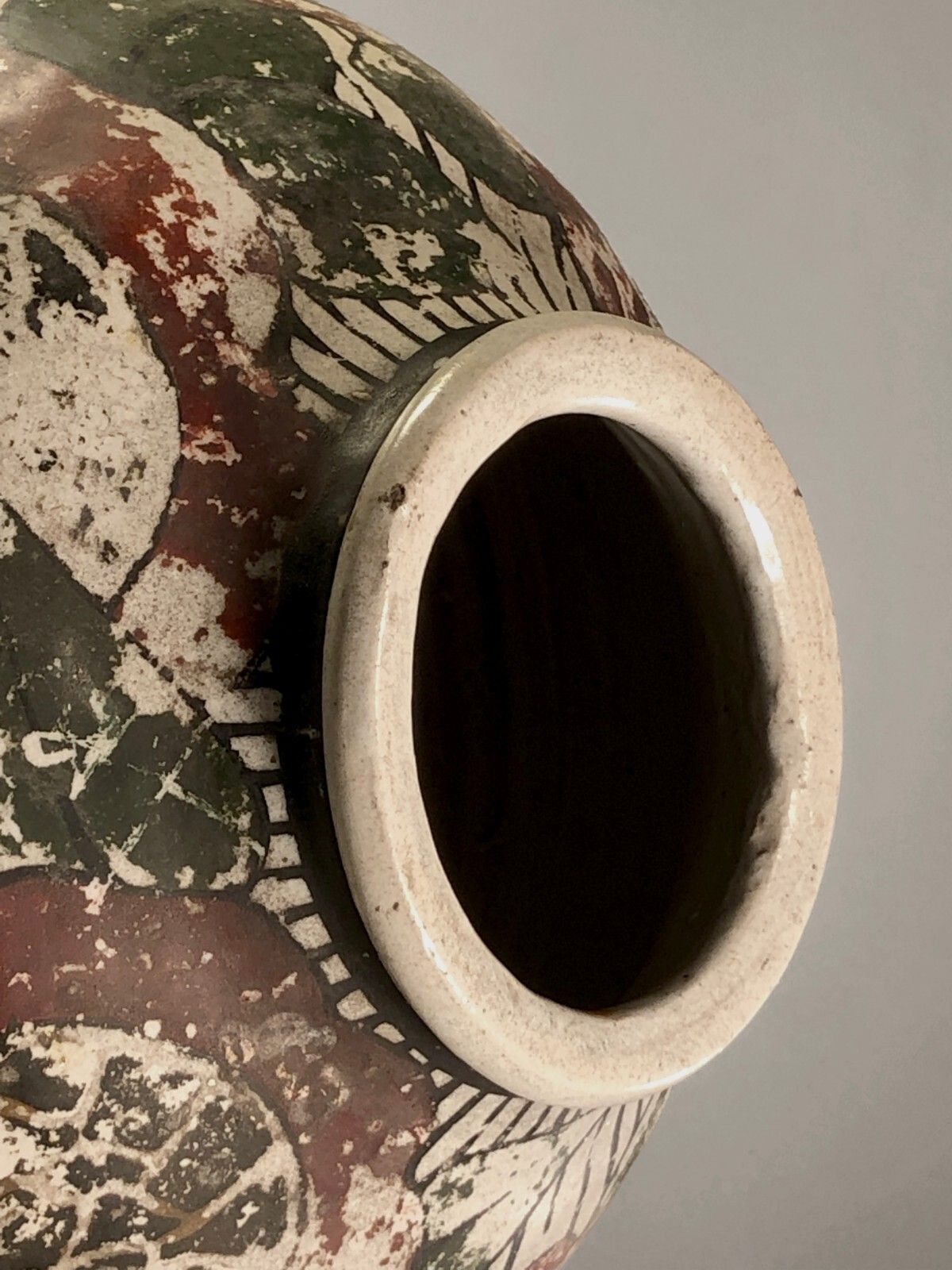 1930 Betsy Augeron Ceramic Vase Art Deco Nouveau Modernist Wiener Workshop photo Home Decor