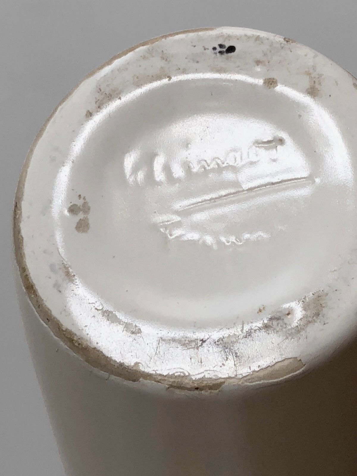photo furniture 1950 Elchinger Modernist Ceramic Vase Free Form Juve Chambost Accolay