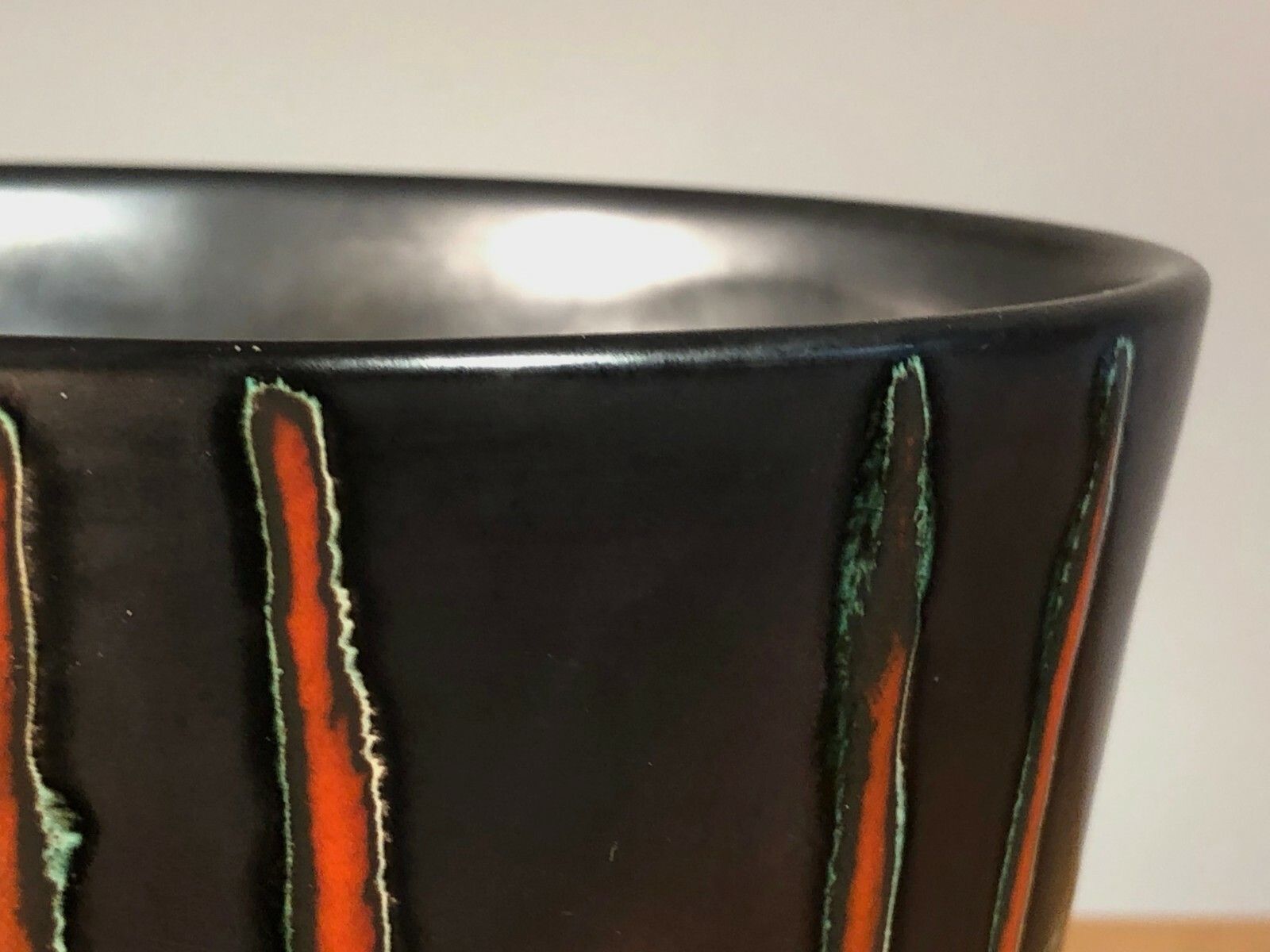 1950 Modernist Shabby Chic Ceramic Flower Pot Vallauris Cloutier Accolay photo vintage