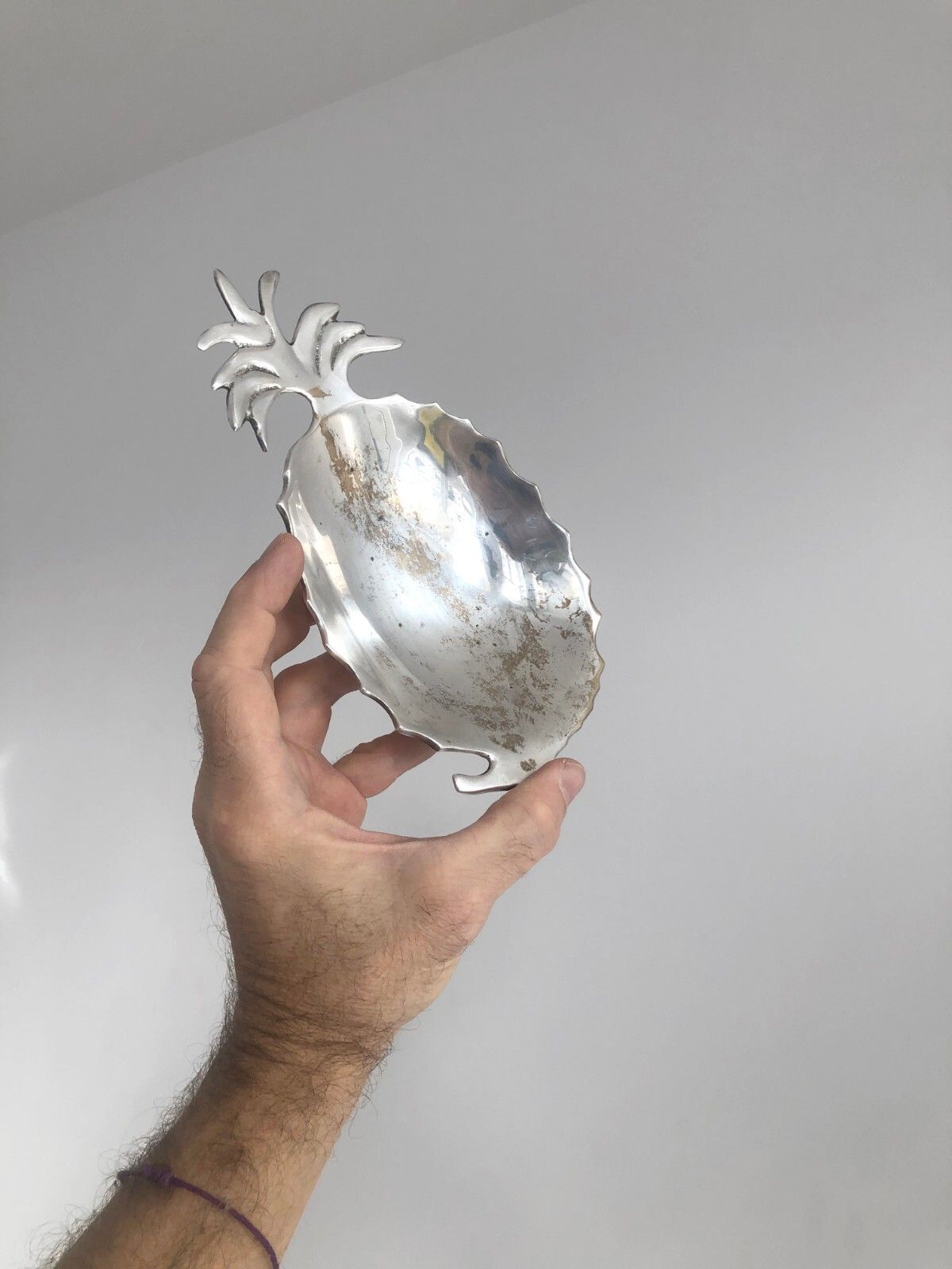 1970 2/2 Pineapple Cup Silver Bronze Shabby Chic Christofle Jansen Pergay Romeo photo furniture